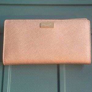 Kate Spade Metallic Pink Wallet